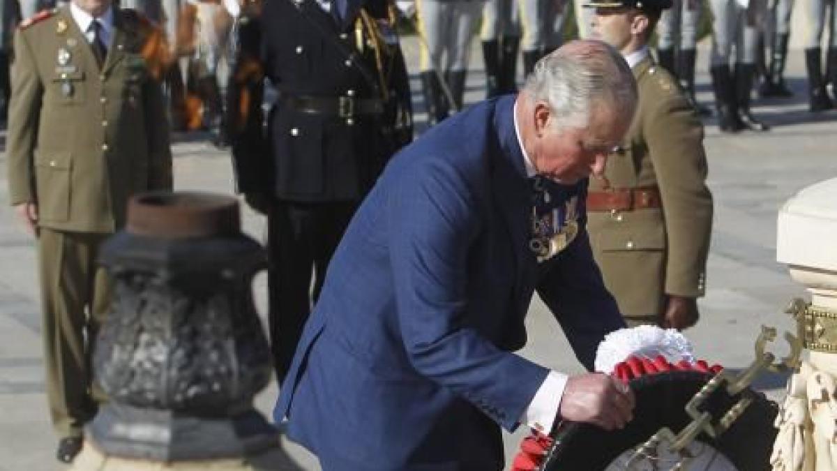 printul charles gest superb la mormantul ostasului necunoscut