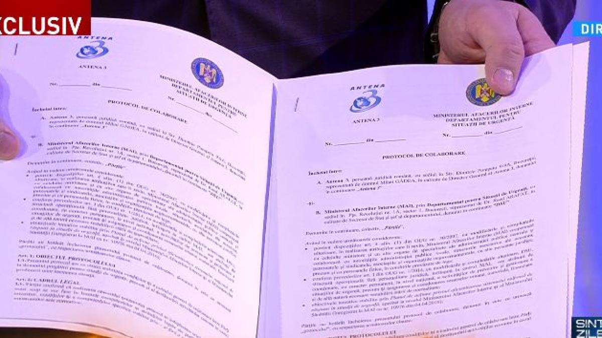 protocol de colaborare in caz de urgenta semnat la antena 3 mihai gadea e un efort national