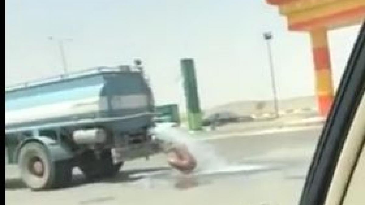 a vazut o cisterna cu apa pe strada si s a apropiat de ea ce a urmat e incredibil finalul face toti