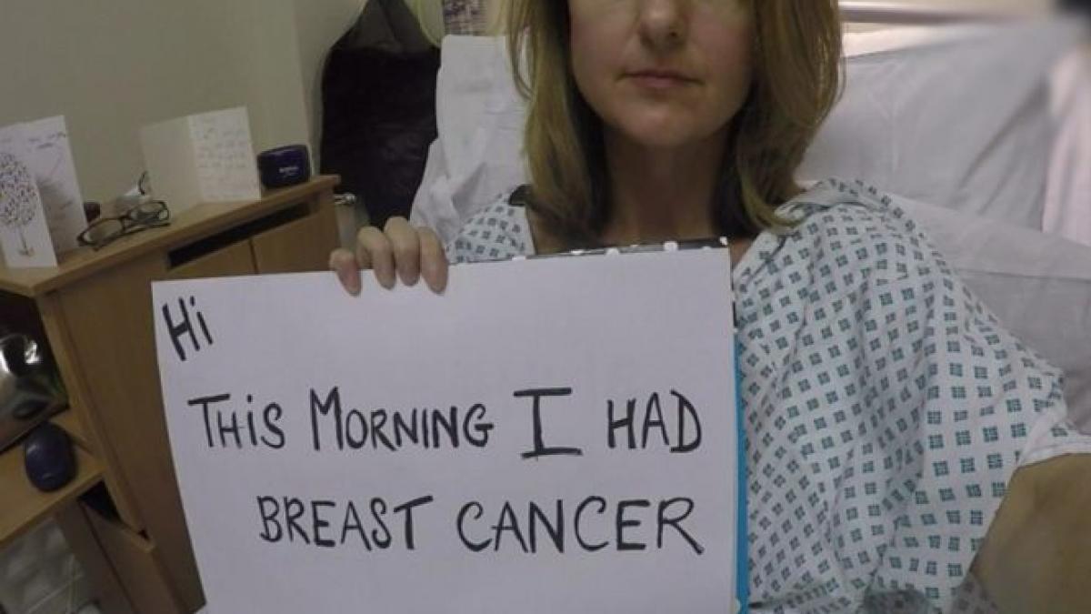 o cunoscuta prezentatoare tv si a dat peruca jos si a vorbit despre lupta cu cancerul video