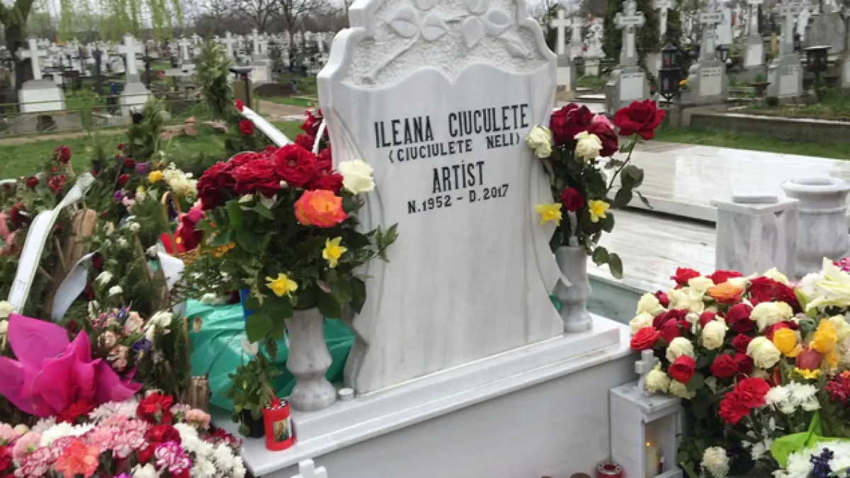 gestul socant al sotului ilenei ciuculete ce a facut cornel gales la mormantul artistei
