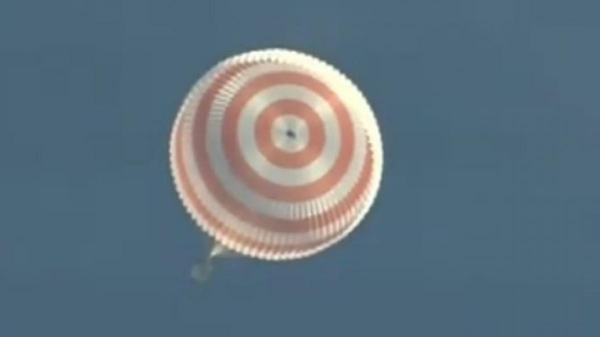 trei cosmonauti au revenit pe terra cum a decurs aterizarea