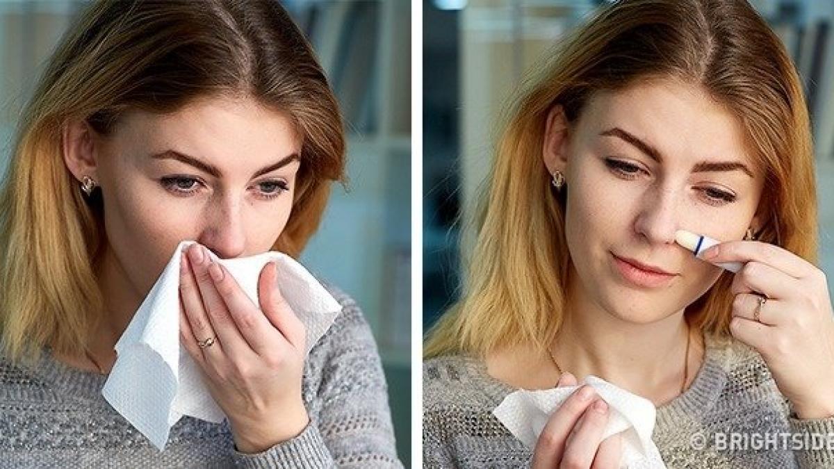 si a dat cu balsam de buze pe nas motivul te va surprinde vei incerca si tu trucul asta imediat