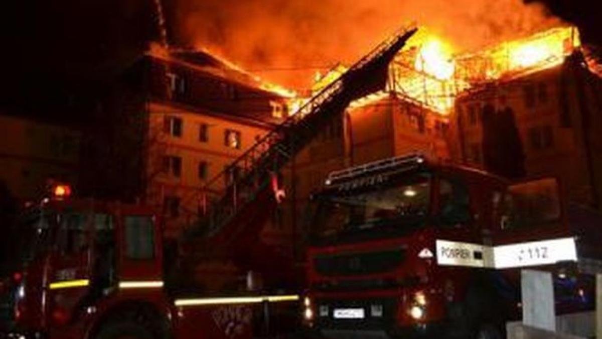 incendiu violent intr un apartament din gura humorului cinci persoane printre care un copil s au