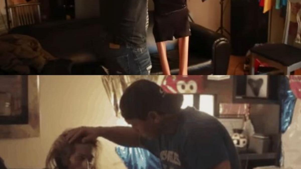 sotia lui se topea vazand cu ochii la 37 de ani ajunsese sa cantareasca cat o fetita de 5 ani ce a