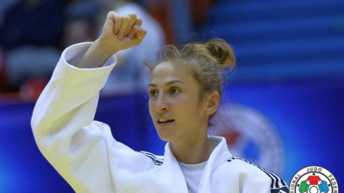 bronz pentru romania monica ungureanu pe podiumul campionatului european de judo