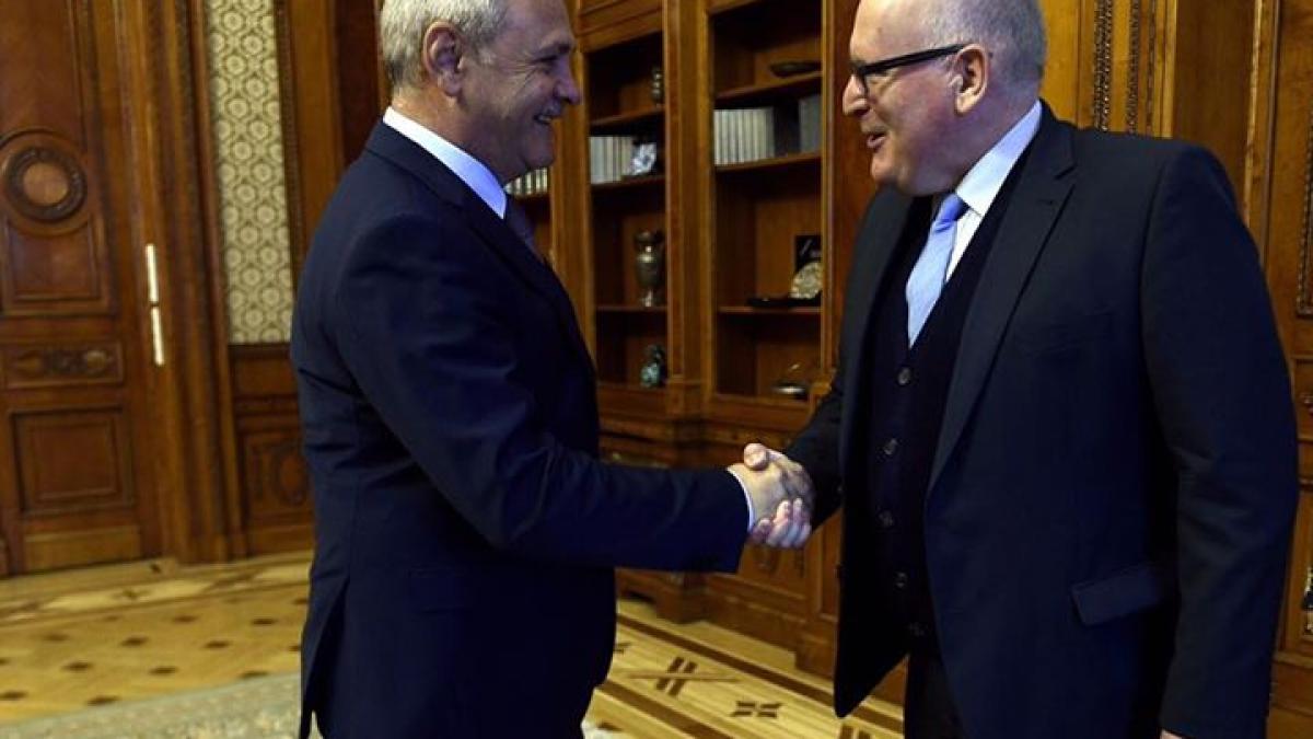 liviu dragnea optimist dupa intalnirea cu frans timmermans m am bucurat sa aflu ca apreciaza foarte
