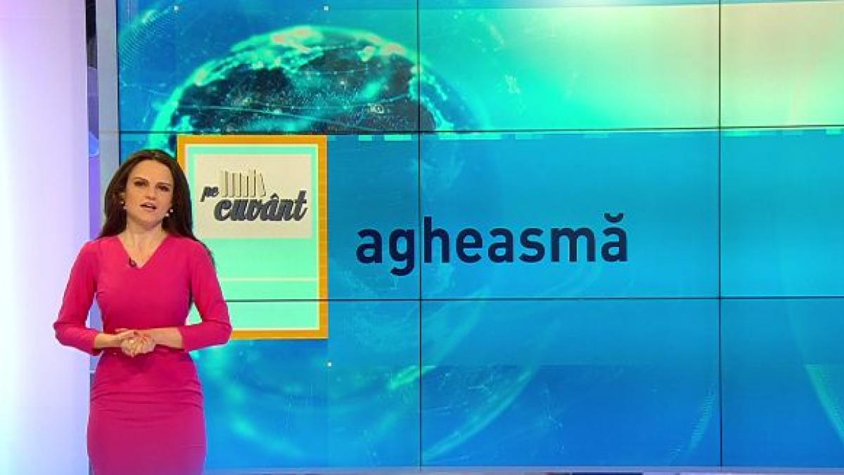 pe cuvant cu ana iorga de unde vin cuvintele a tamadui si agheasma