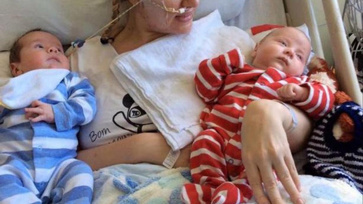 poveste tragica mamica asta a suferit un atac cerebral dupa ce a nascut gemeni uite ce lucru