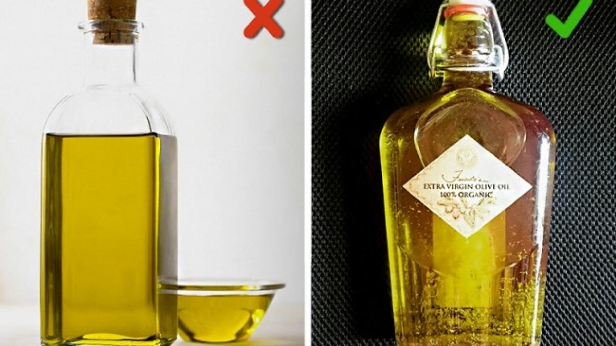 cum iti dai seama daca uleiul de masline pe care l ai cumparat este contrafacut
