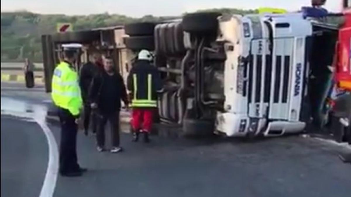 accident grav pe valea oltului traficul a fost blocat