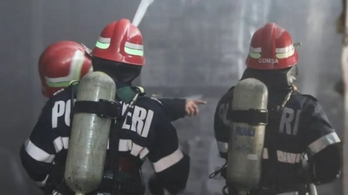 incendiu la un restaurant in apropierea pasajului basarab