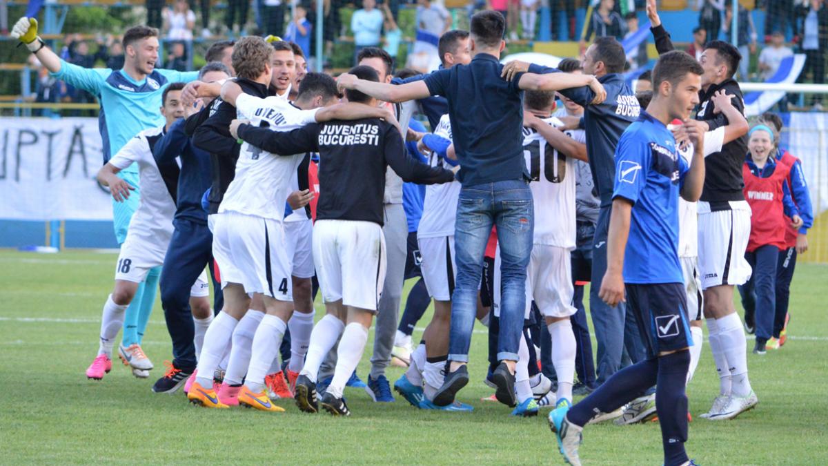 juventus bucuresti a promovat in liga i