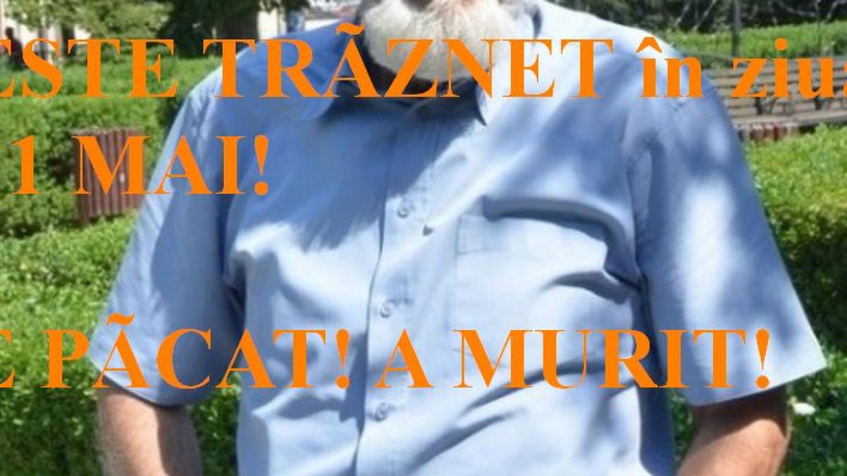 doru alexandrescu un important lider sindical si politic a incetat din viata la 62 de ani