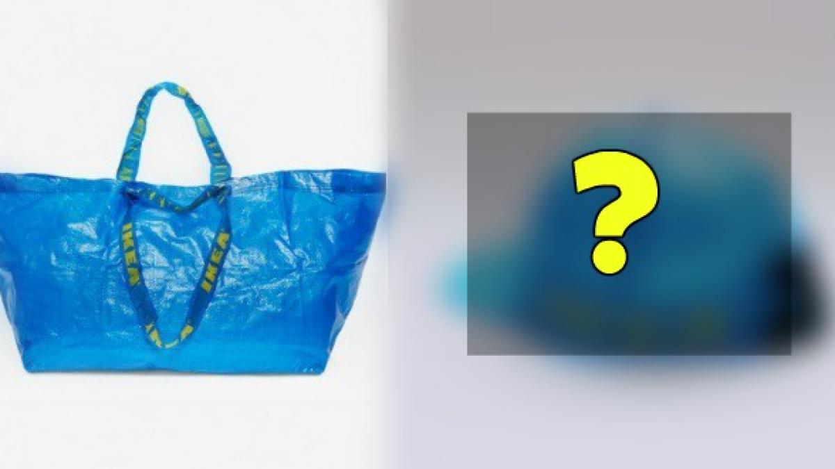 seria parodierii ikea continua a aparut sapca ce imita celebra sacosa de cumparaturi ikea