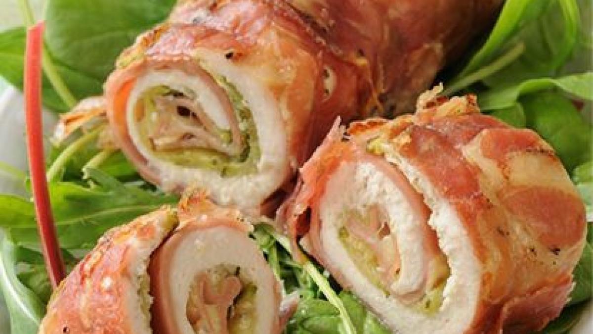 o reteta rapida si spectaculoasa involtini de pui cu piure de morcov cu portocale