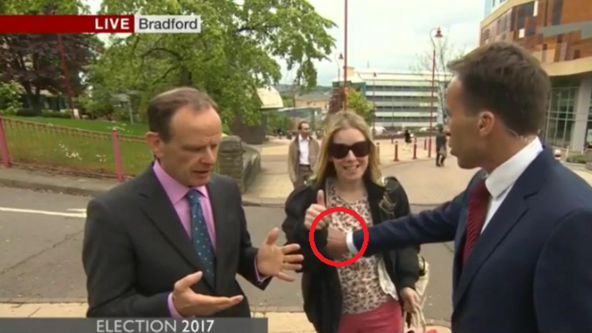 reporter bbc surprins cu mana unde nu trebuie in timpul unei transmisii live cum a reactionat