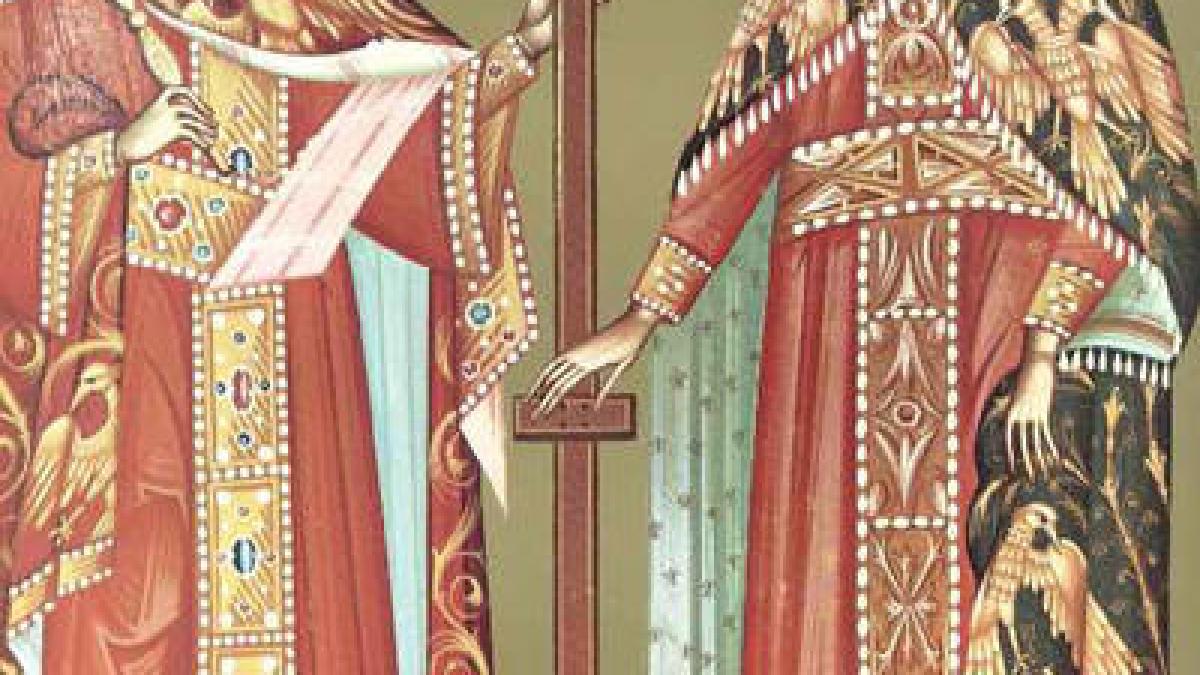 crestinii ortodocsi si catolici ii sarbatoresc astazi pe sfintii constantin si elena peste 1 7