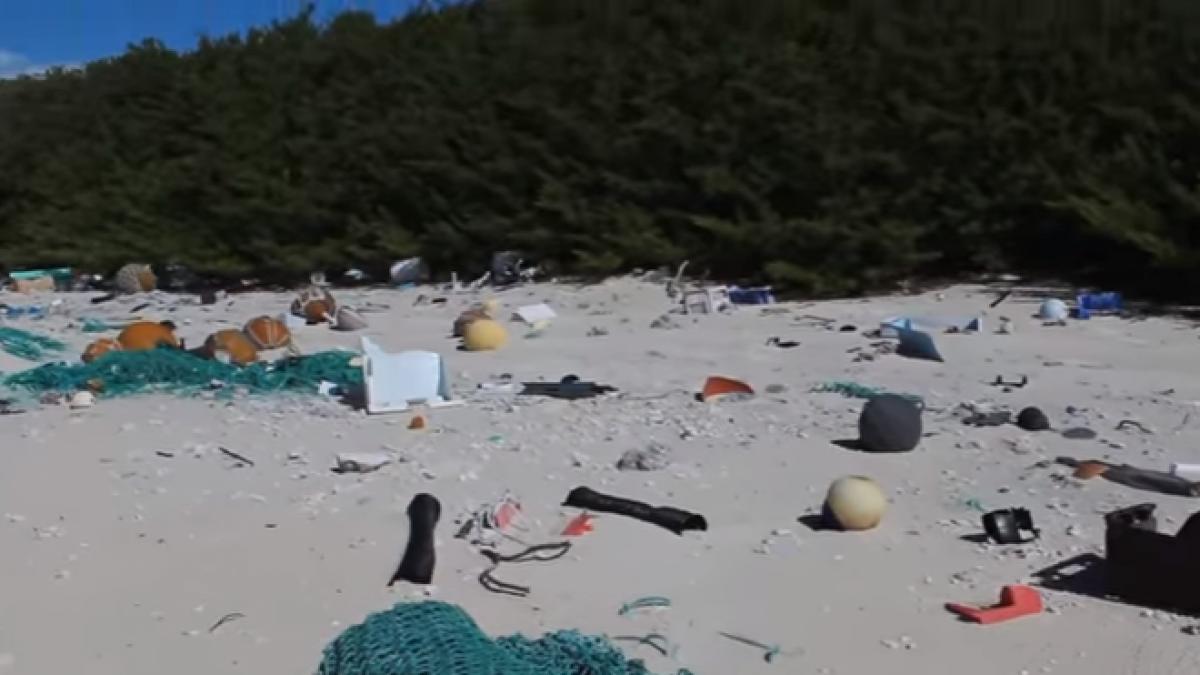 cum arata plaja cu cele mai multe deseuri
