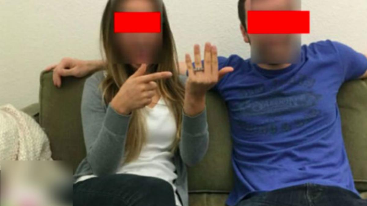 au anuntat pe facebook ca se logodesc dar in fotografie a aparut ceva ce nu trebuia au fost prinsi