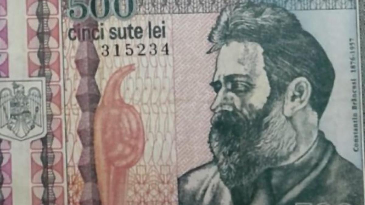 mai ai bancnote de 500 de lei cu brancusi cat valoreaza acum