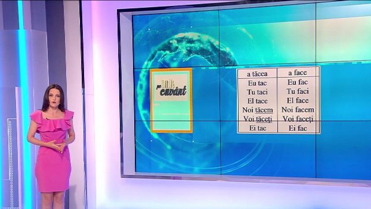 pe cuvant cu ana iorga cum se conjuga corect verbele a face si a bate