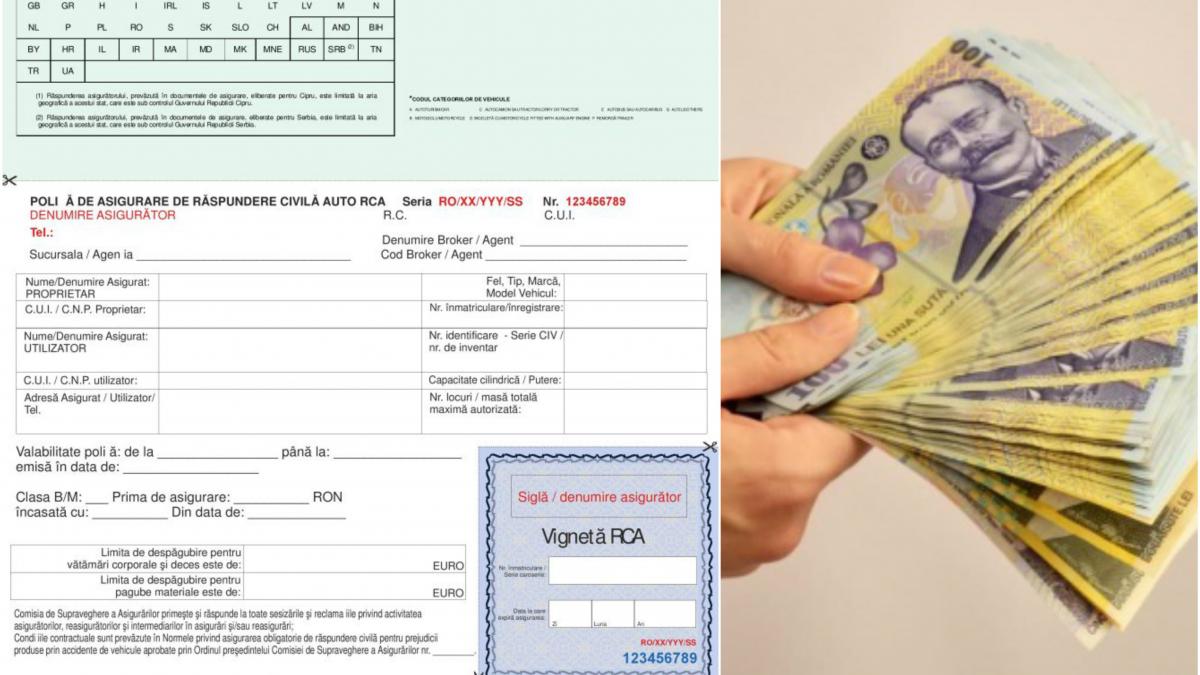 tarifele orientative pentru politele rca au fost facute publice