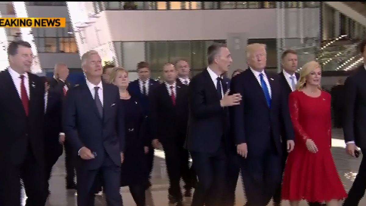 la ordinea zilei iohannis scurte discutii cu trump merkel si trudeanu