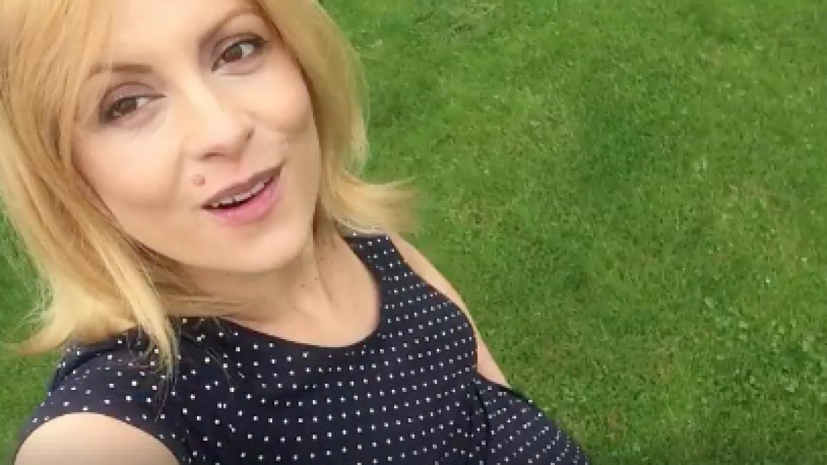 simona gherghe pe patul de spital prima fotografie cu ea de cand a nascut