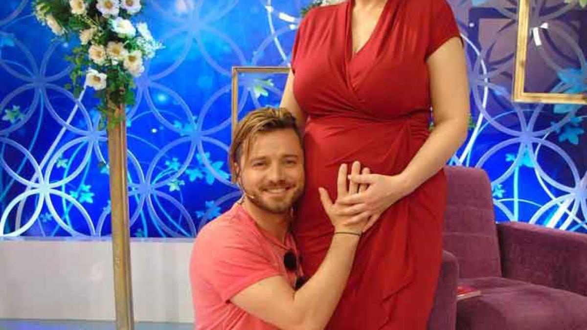 gabriela cristea a plans in direct in emisiune vedeta a aflat sexul copilului