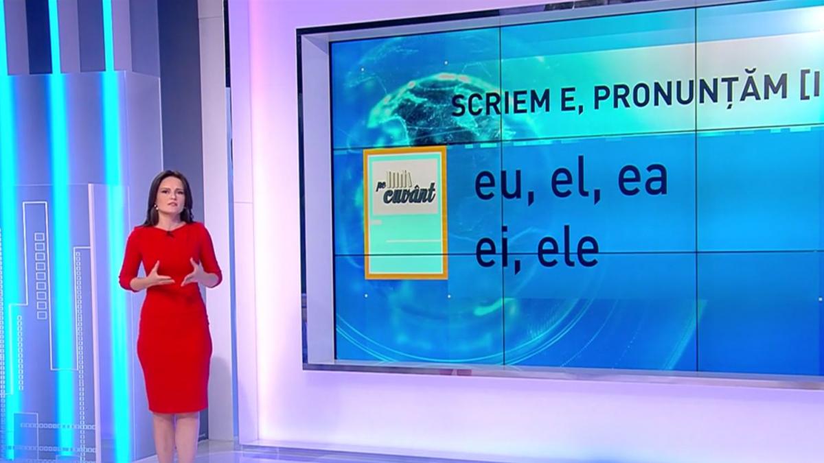 pe cuvant cu ana iorga cum pronuntam corect litera e