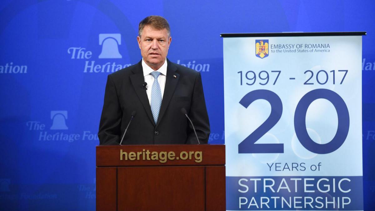 discursul presedintelui iohannis inaintea intalnirii cu donald trump avem 20 de ani de rezultate in