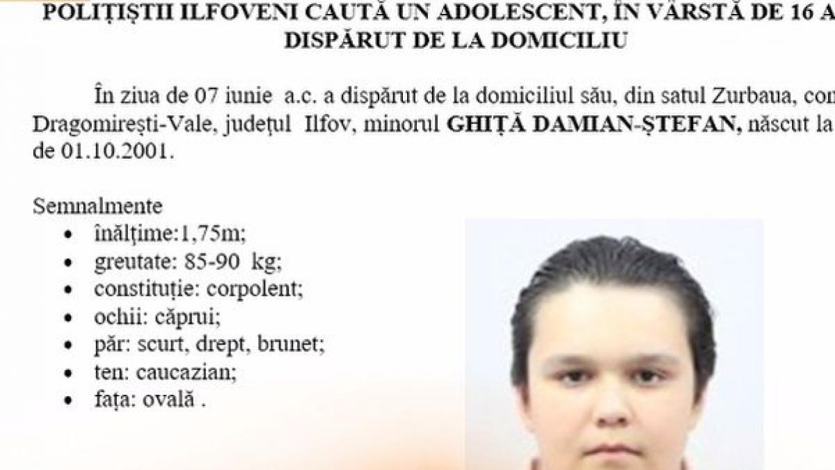 un baiat din ilfov a disparut de acasa dupa divortul parintilor nimeni nu mai stie nimic de el