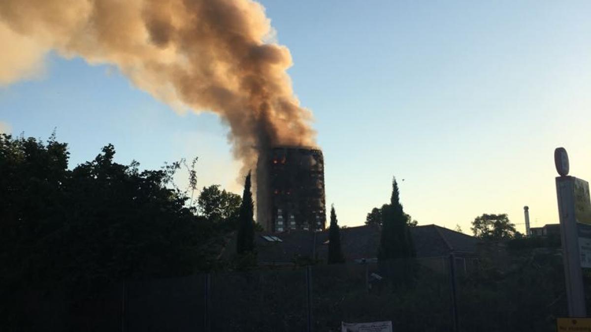 au aparut primele imagini din interiorul grenfell tower care a ars din temelii in urma unui