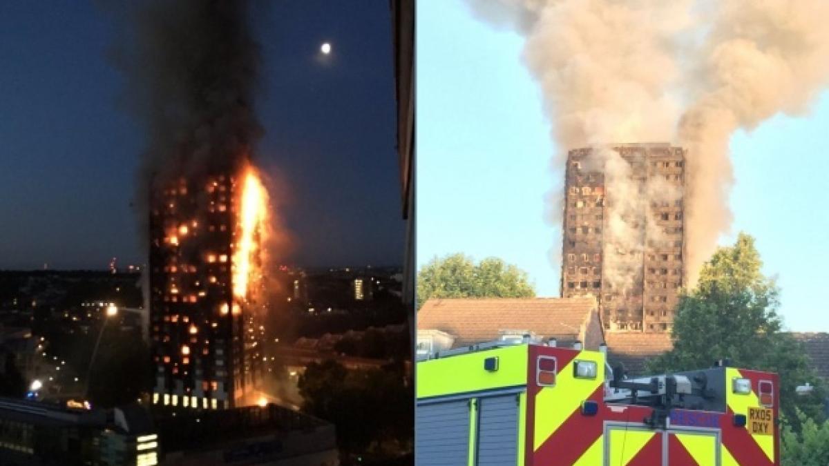 o femeie si a aruncat bebelusul de la etaj pentru a l salva de incendiul de la grenfell tower