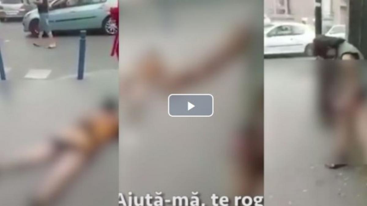 imagini socante romancele incendiate in franta cu cocktailuri molotov implora ajutorul trecatorilor