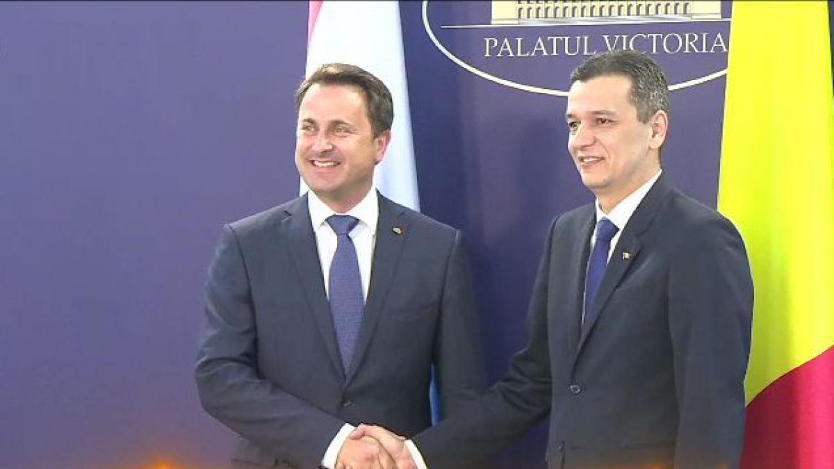 sorin grindeanu intalnire cu premierul din luxemburg in plina criza politica