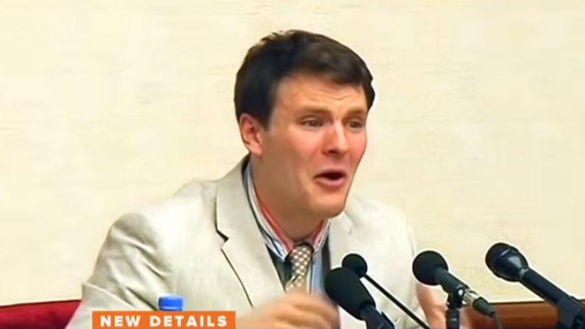 studentul american eliberat recent din inchisoare de coreea de nord a murit