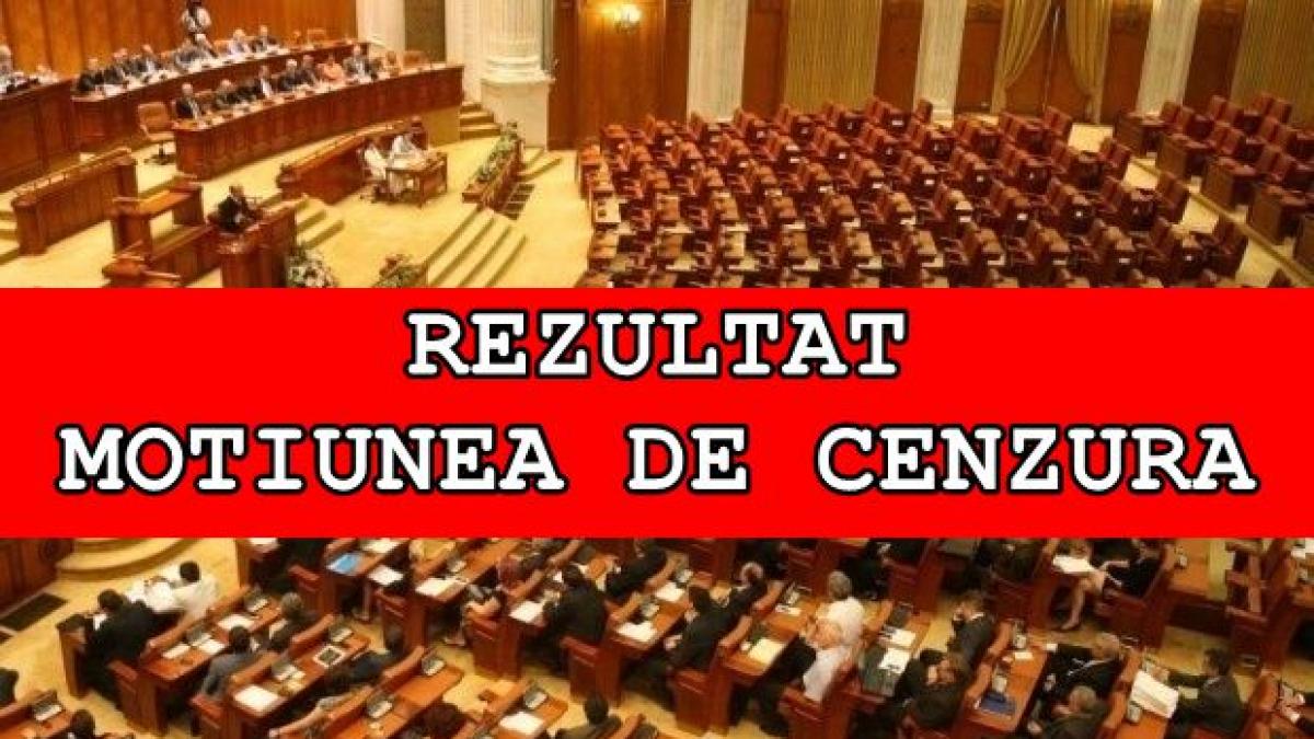 rezultat motiune de cenzura a trecut soc pentru grindeanu si ponta anunt facut live la antena 3