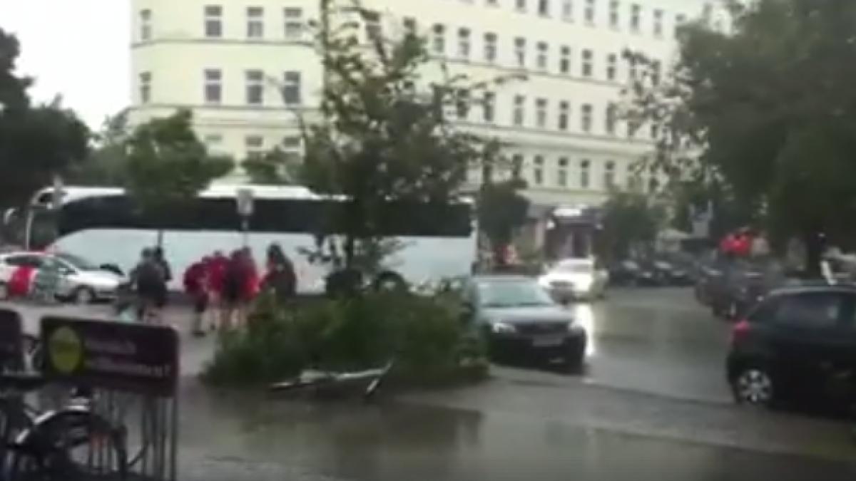 furtuna violenta in nordul germaniei video