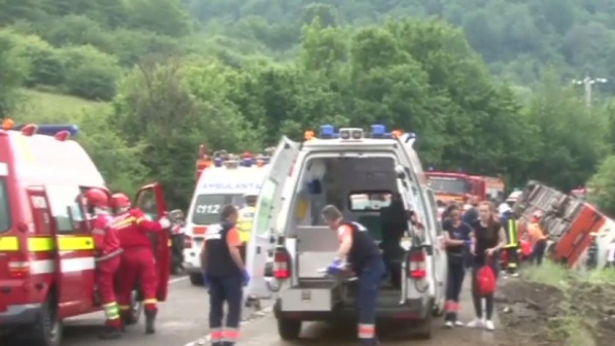 18 persoane raman internate dupa accidentul de vineri de langa predeal