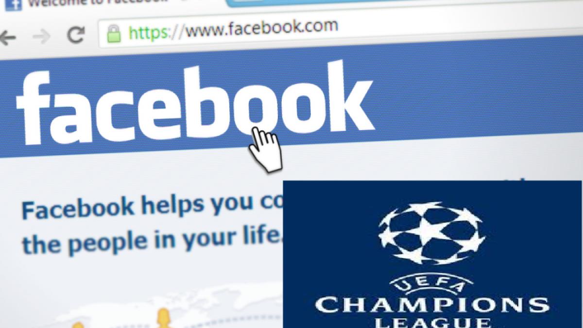facebook va transmite in direct meciurile din champions league