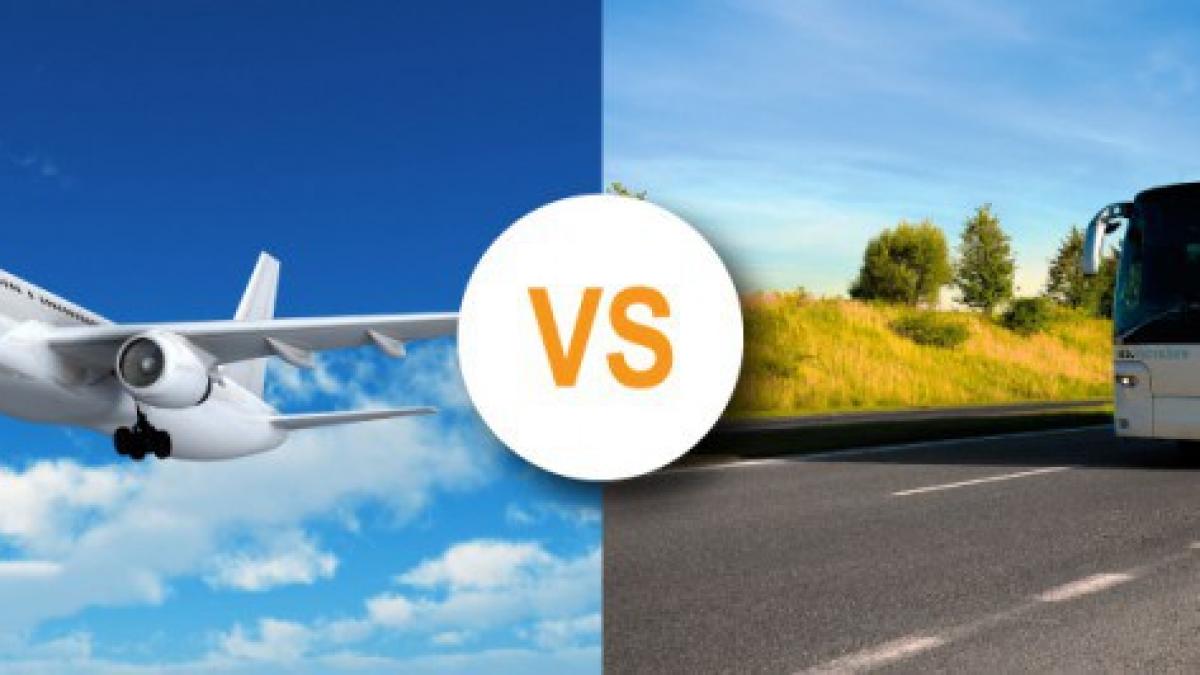 transport de persoane romania anglia autocar vs avion p