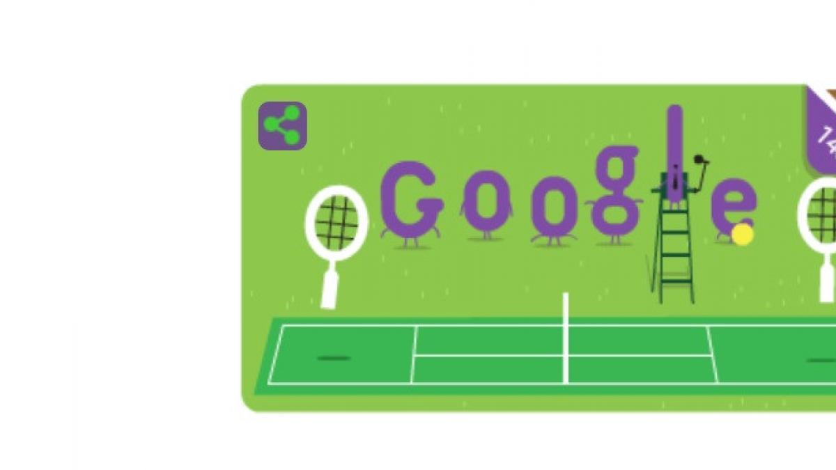turneul de la wimbledon google celebreaza 140 de ani de wimbledon cu un doodle special