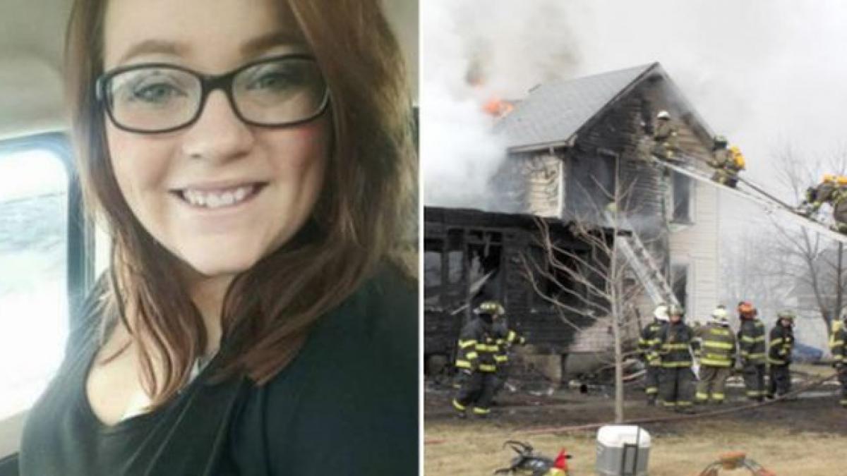 a fost gasita moarta la etajul doi al locuintei sale ce au descoperit pompierii langa casa distrusa