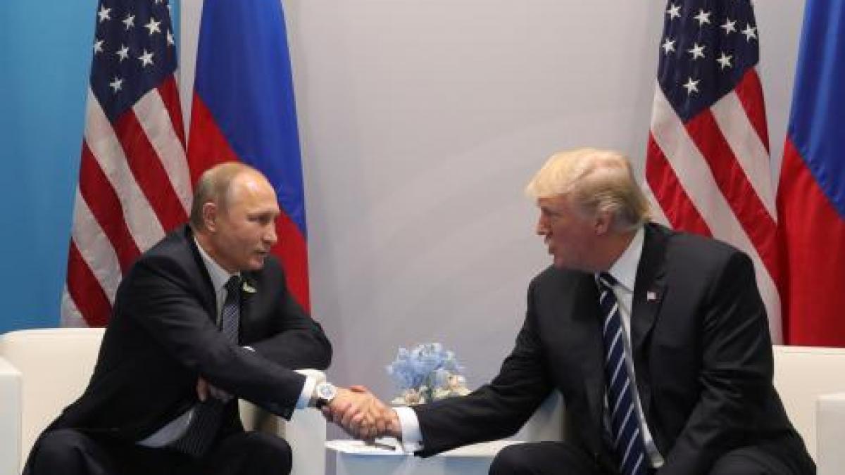 intalnire istorica donald trump vladimir putin intrevederea finalizata cu un acord de incetare a