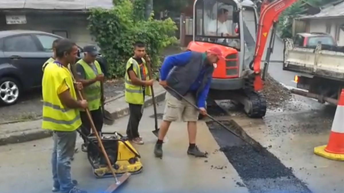 dorel este de neoprit cum se face asfaltarea in iasi video