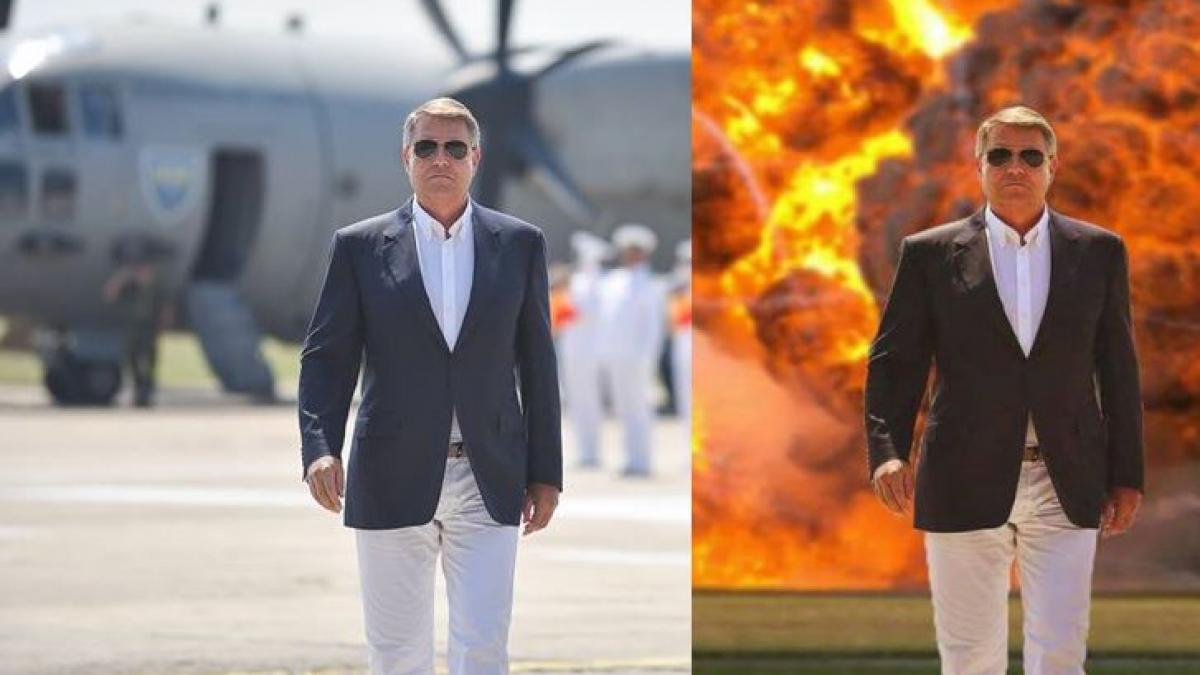 klaus iohannis aparitie demna de top gun la baza militara de la mihail kogalniceanu