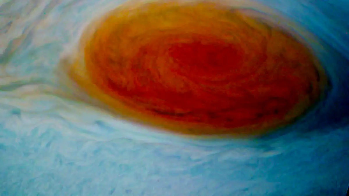 nasa a publicat imagini uimitoare cu marea pata rosie de pe jupiter video