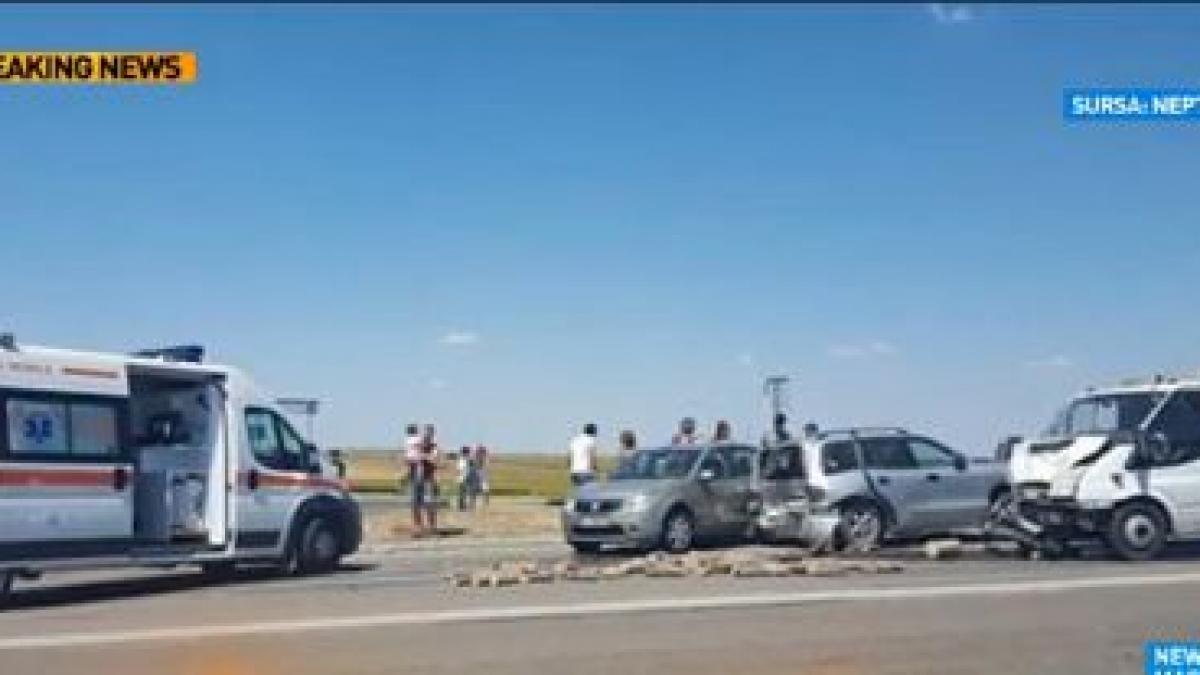 accident in lant pe soseaua dintre mangalia si olimp a fost solicitata interventia elicopterului